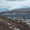 Akureyri au loin