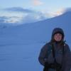 Moi et les montagnes ennneigées