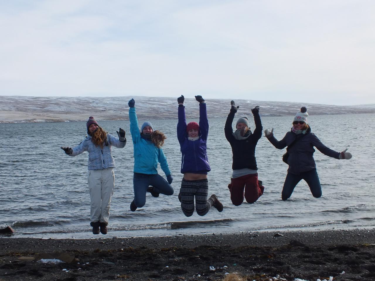 On saute! (à l'entrée des westfjords)