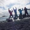 encore un saut mais a la plage